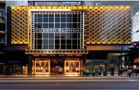 理县门头设计与商业空间的纽带。