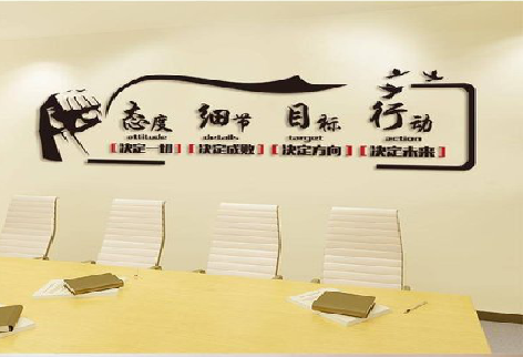 理县企业文化墙主要展示什么？