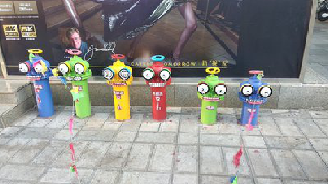 理县商业区彩绘