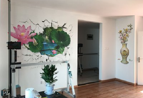 理县墙体彩绘相比墙纸的优势。