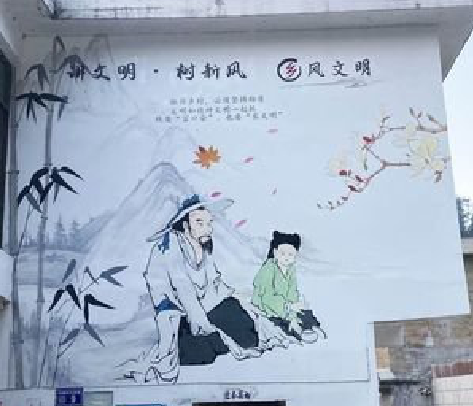 理县分享几个墙绘保养知识。