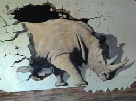 理县在墙绘中，如何绘制3D效果？