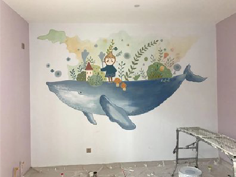 理县手绘墙的特点及优势。